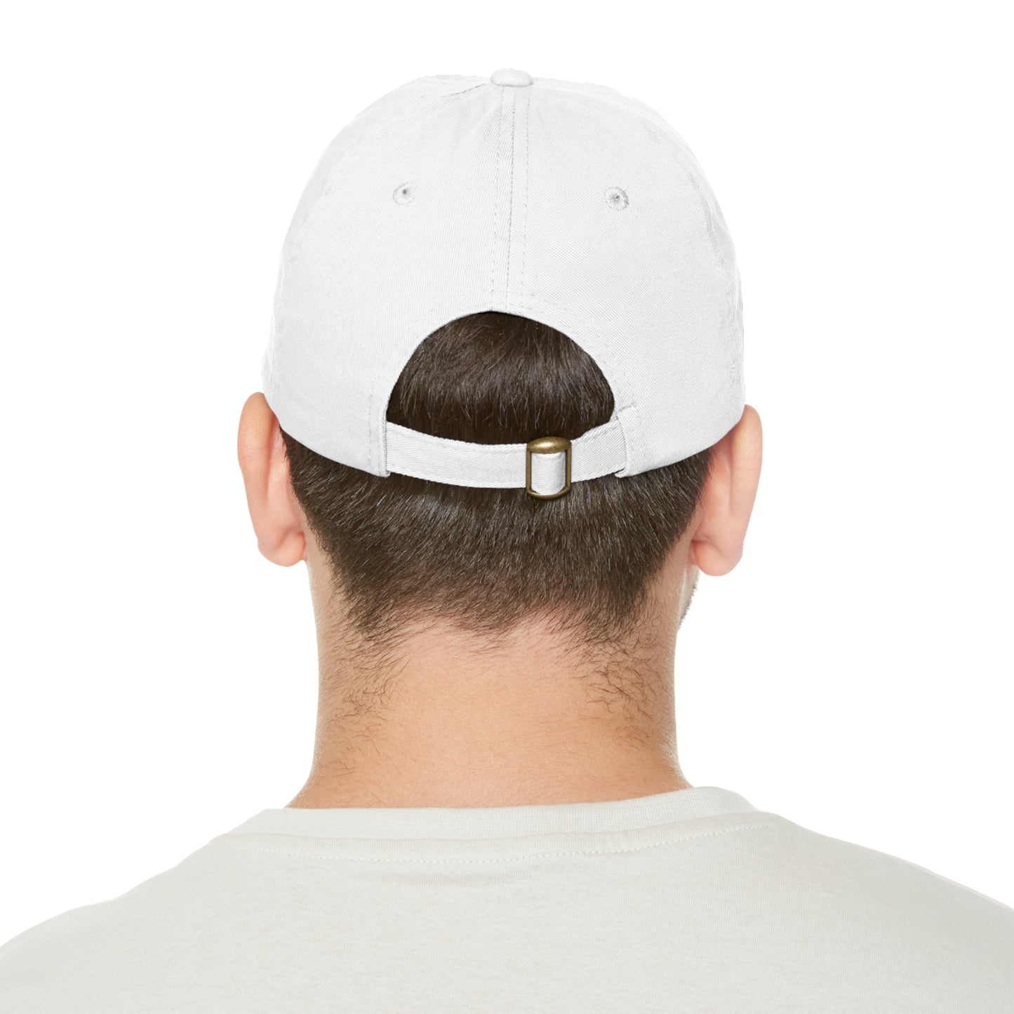 Stylish Dad Hat with Leather Patch for Expecting Models, Trendy Cap, Gift for Expecting Parents, Casual Headwear, Unisex Fashion
