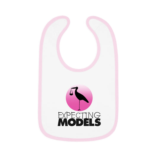 Baby Bib, Cute Baby Shower Gift, Expecting Models Bib, Newborn Essentials, Trendy Infant Bib, Unique Baby Gift