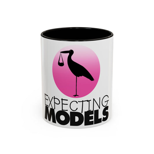 Expecting Models Mug - Colorful Ceramic Coffee Cup for Maternity Gifts, Baby Shower, Expecting Parents, Fun Kitchen Decor