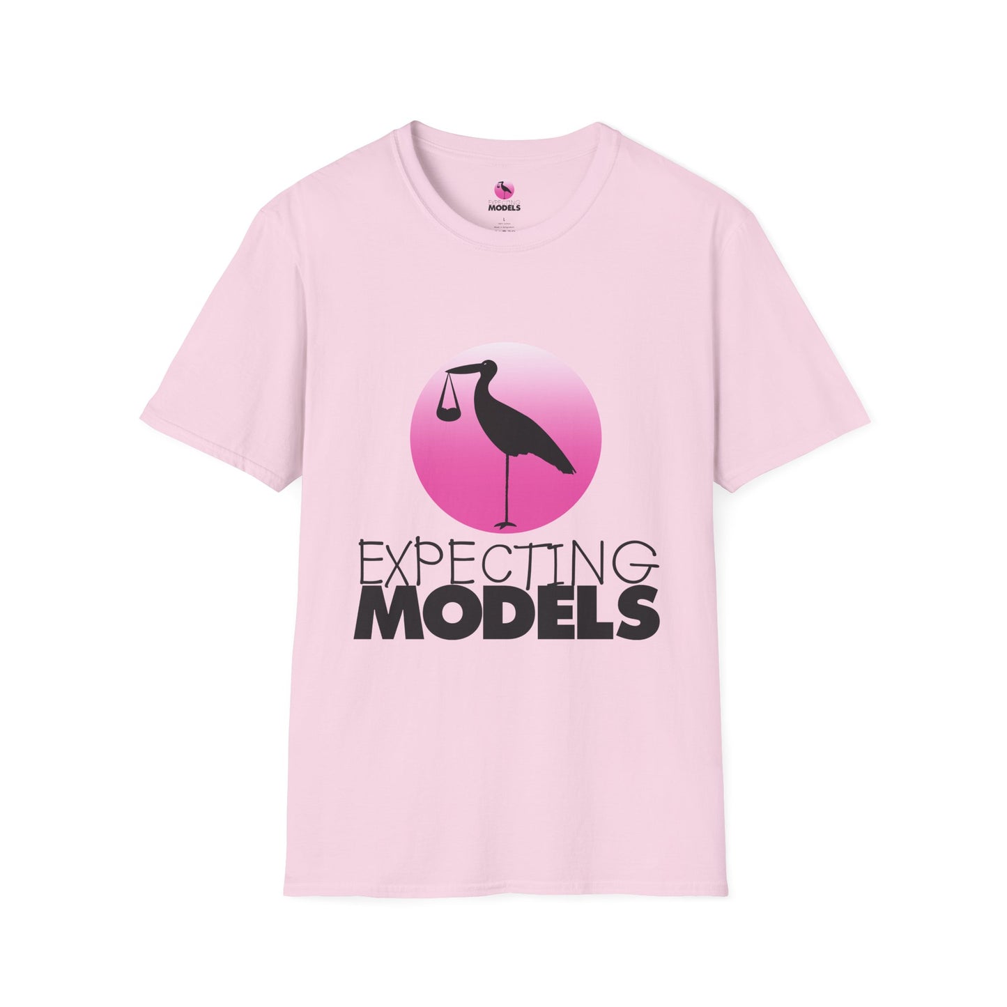 Maternity Gift T-Shirt Expecting Models Stork T-Shirt, Maternity Gift Tee, Baby Shower Shirt