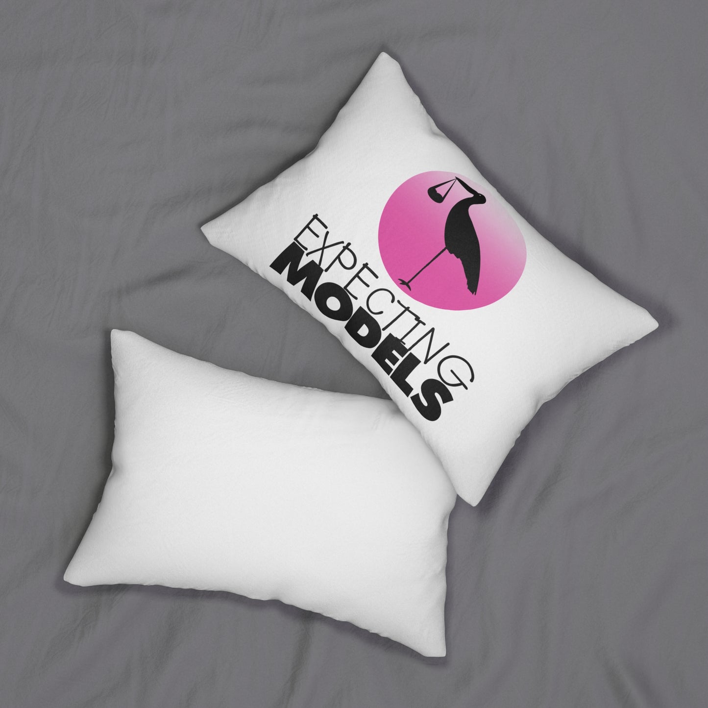 Expecting Models comfortable lumbar pillow