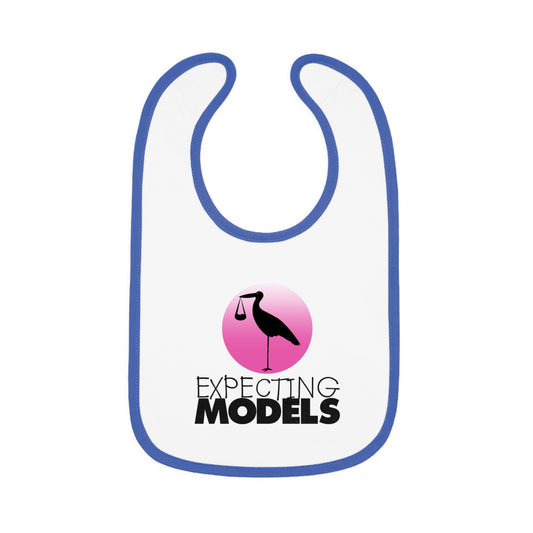 Baby Bib, Cute Baby Shower Gift, Expecting Models Bib, Newborn Essentials, Trendy Infant Bib, Unique Baby Gift