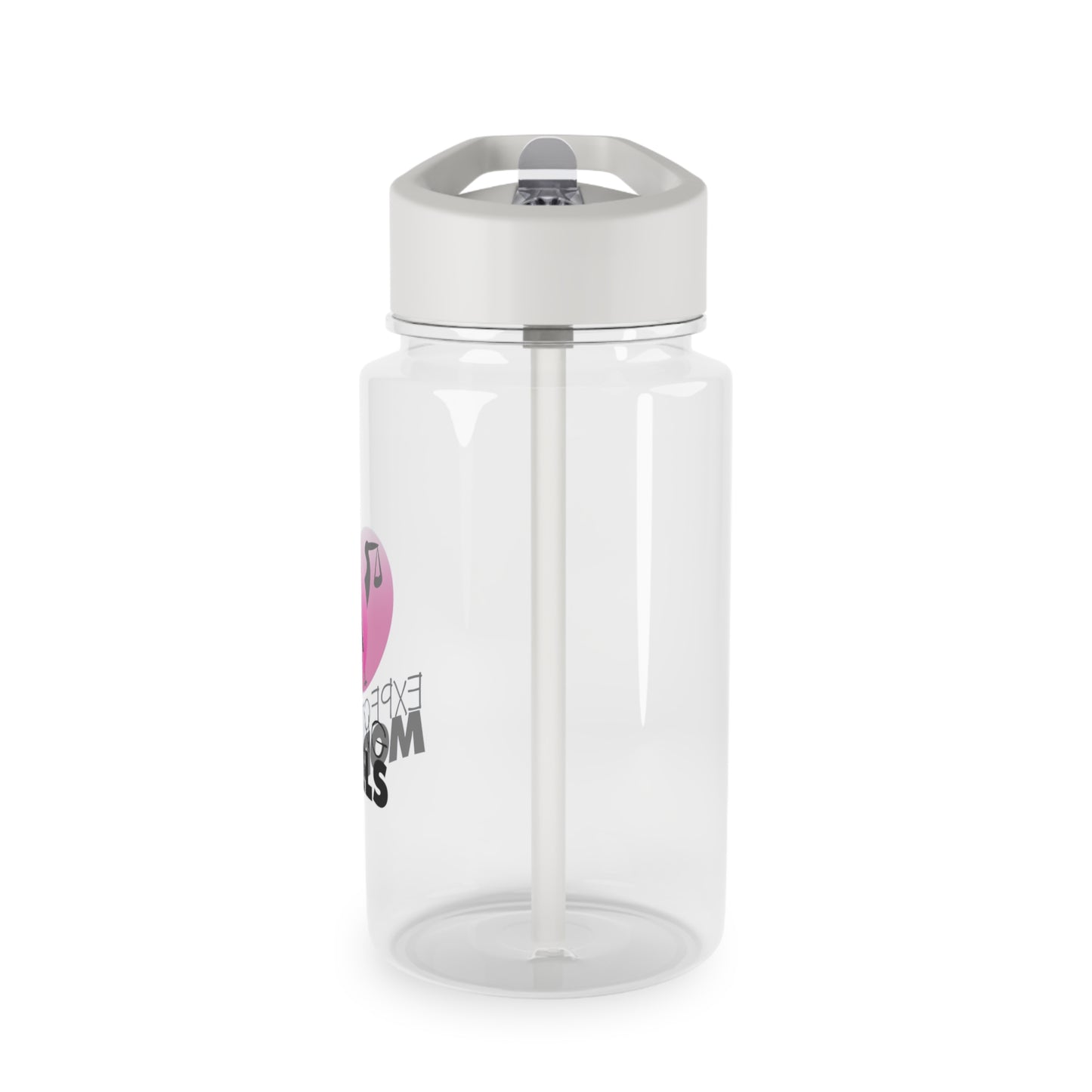 Expecting Models Tritan Water Bottle - Motivational Fitness Hydration, Gym Water Bottle, Unique Gift for Moms, Eco-Friendly Drinkware