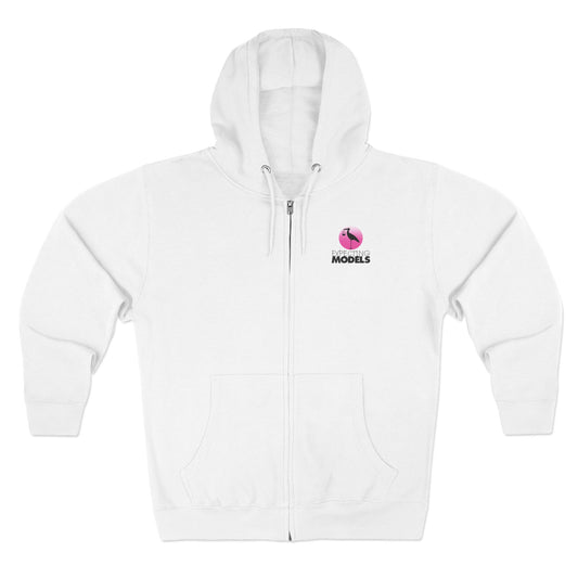 Expecting Models Unisex Zip Hoodie | Maternity Wear, Comfortable Sweatshirt, Unique Gift for Moms, Baby Shower Gift, Trendy Streetwear