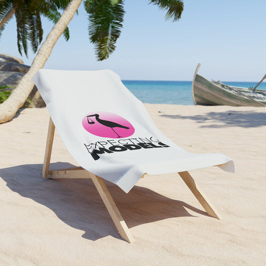 Beach Towel - Expecting Models Fun Summer Accessory Poolside Essentials Baby Shower Maternity Celebration Vibrant Towel for Moms