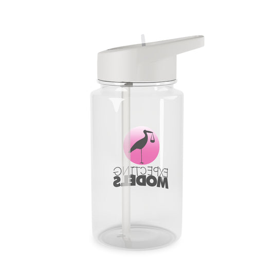 Expecting Models Tritan Water Bottle - Motivational Fitness Hydration, Gym Water Bottle, Unique Gift for Moms, Eco-Friendly Drinkware